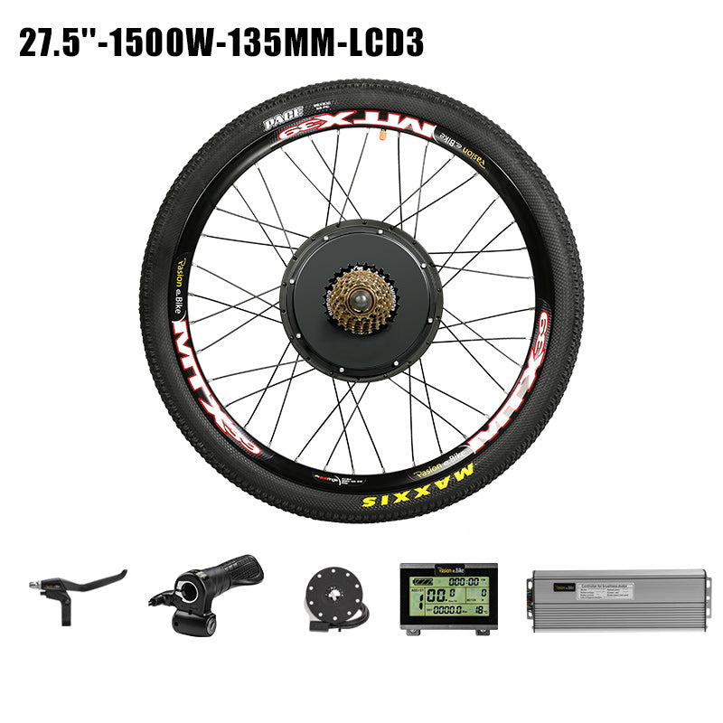 PASION E BIKE Conversion Set For Electric Bike Motor Wheel 1500W Electric Bike Wheel Motor Kit or 52V 17ah 20ah 30ah Electric Bike Battery Pack