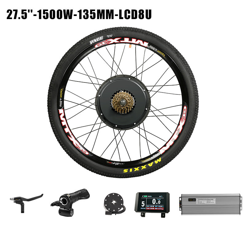 PASION E BIKE Conversion Set For Electric Bike Motor Wheel 1500W Electric Bike Wheel Motor Kit or 52V 17ah 20ah 30ah Electric Bike Battery Pack
