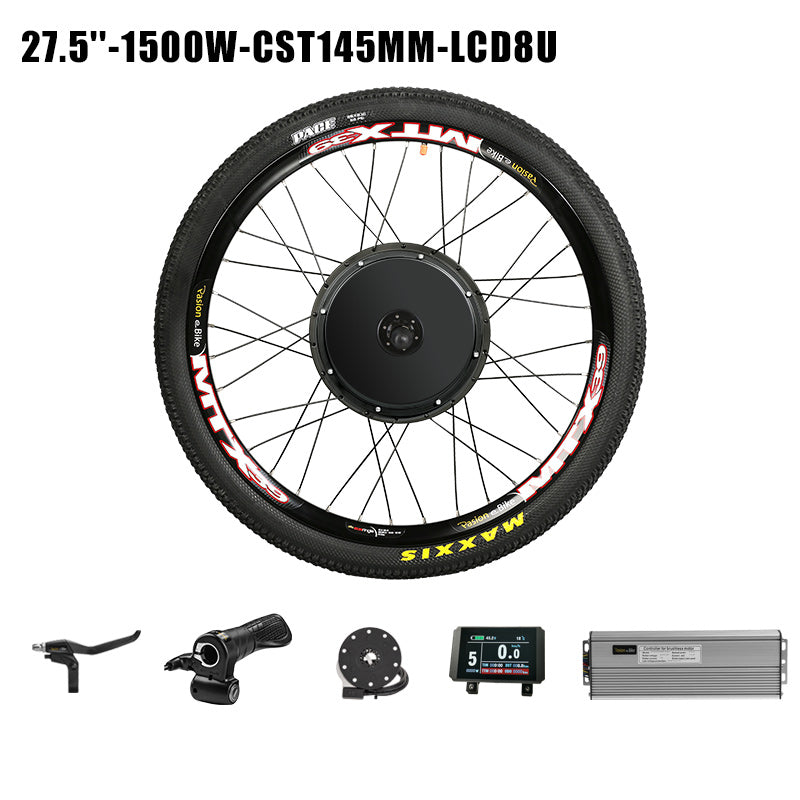 PASION E BIKE Cassette 145mm Conversion Set For Electric Bike Motor Wheel 1500W Electric Bike Wheel Motor Kit or 52V 17ah 20ah 30ah Electric Bike Battery