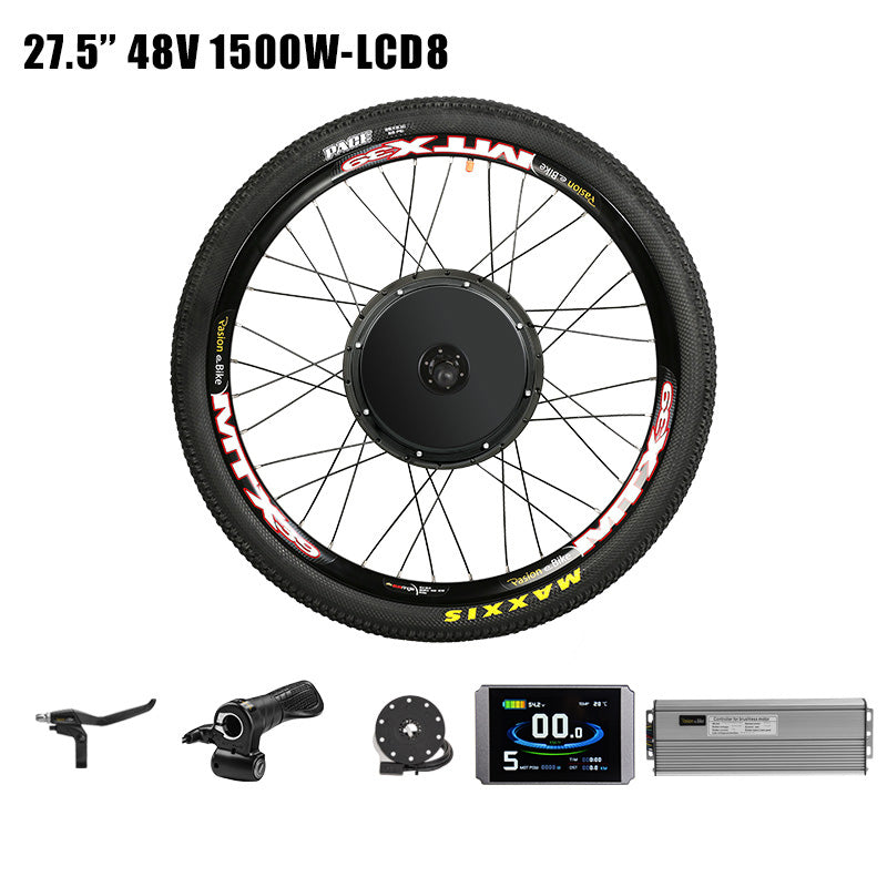 Pasion EBIKE Conversion Kit 48V 1500W Cassette Electric Bike Conversion Kit 1500W Motor Wheel Electric Bicycle Hub Motor Kit