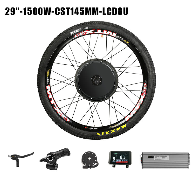 PASION E BIKE Cassette 145mm Conversion Set For Electric Bike Motor Wheel 1500W Electric Bike Wheel Motor Kit or 52V 17ah 20ah 30ah Electric Bike Battery