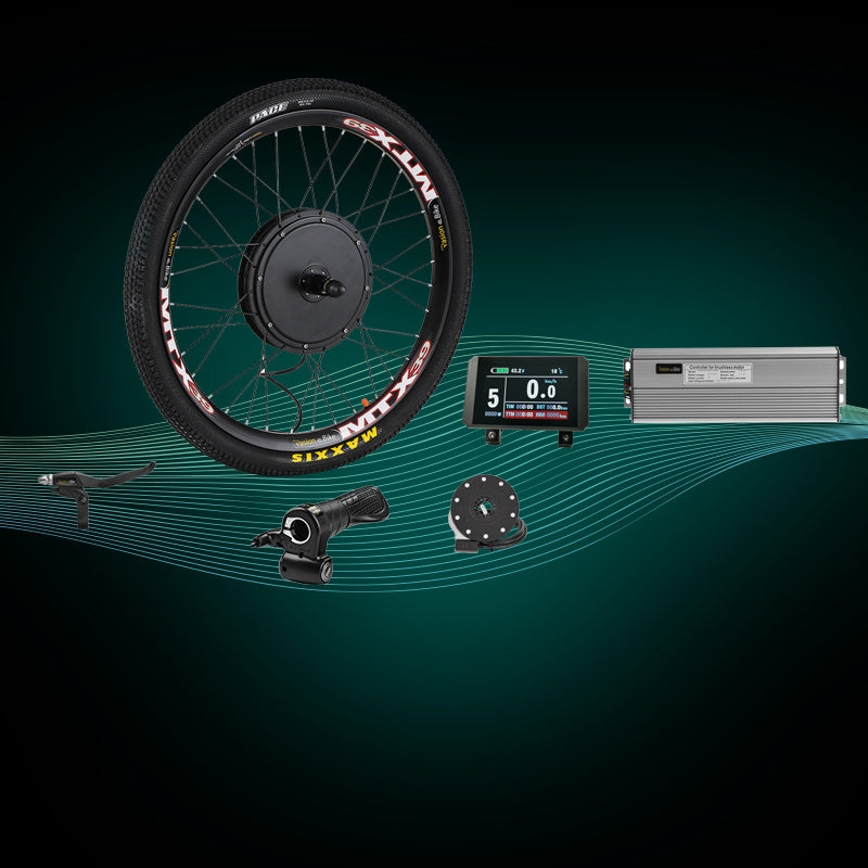 PASION E BIKE Cassette 145mm Conversion Set For Electric Bike Motor Wheel 1500W Electric Bike Wheel Motor Kit or 52V 17ah 20ah 30ah Electric Bike Battery