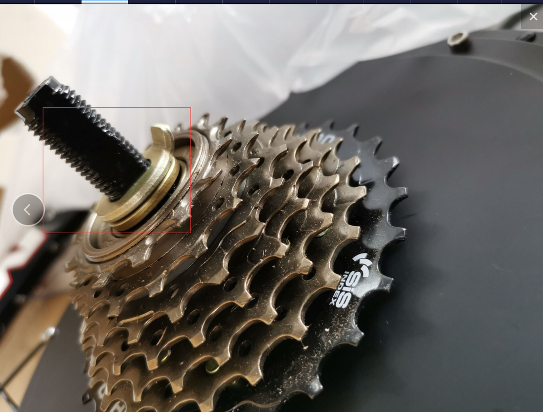 How to mount pasion ebike  48v 1500w motor kits washer and spacer